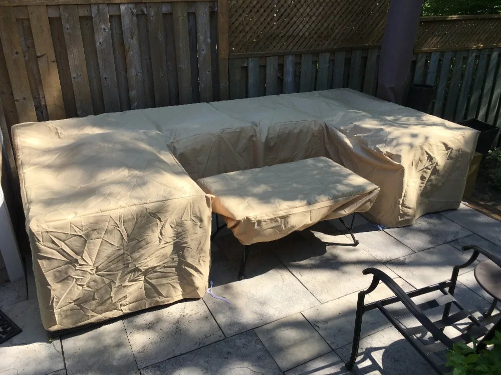 Custom Made Patio Furniture Covers,MOQ 1 Pc Logo Print Available,Durable Quality Material,All Weather Proof Outdoor Use