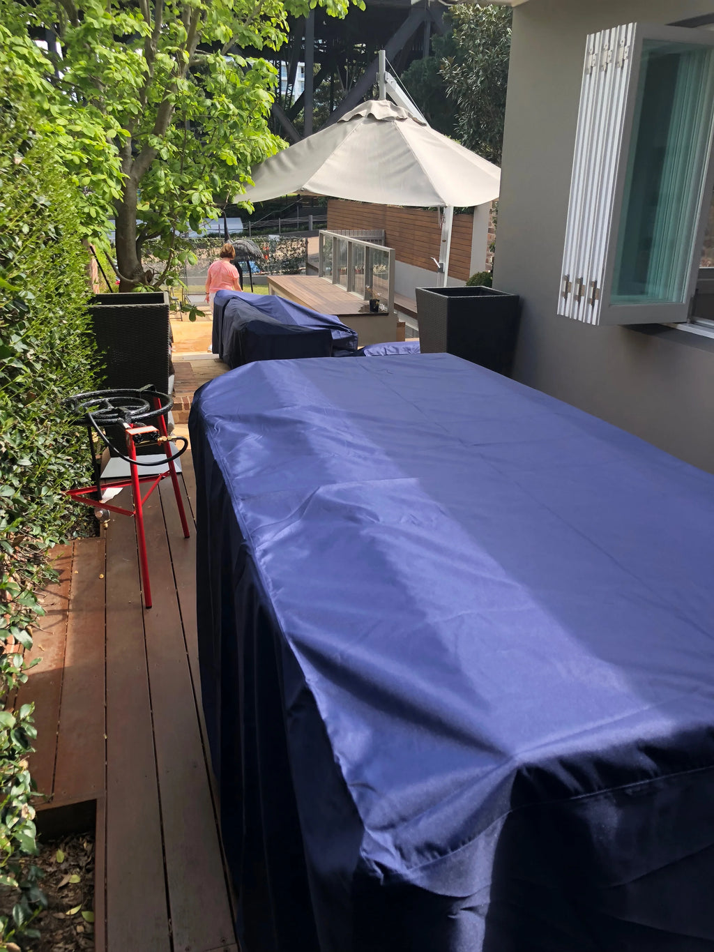 Custom Made Patio Furniture Covers,MOQ 1 Pc Logo Print Available,Durable Quality Material,All Weather Proof Outdoor Use