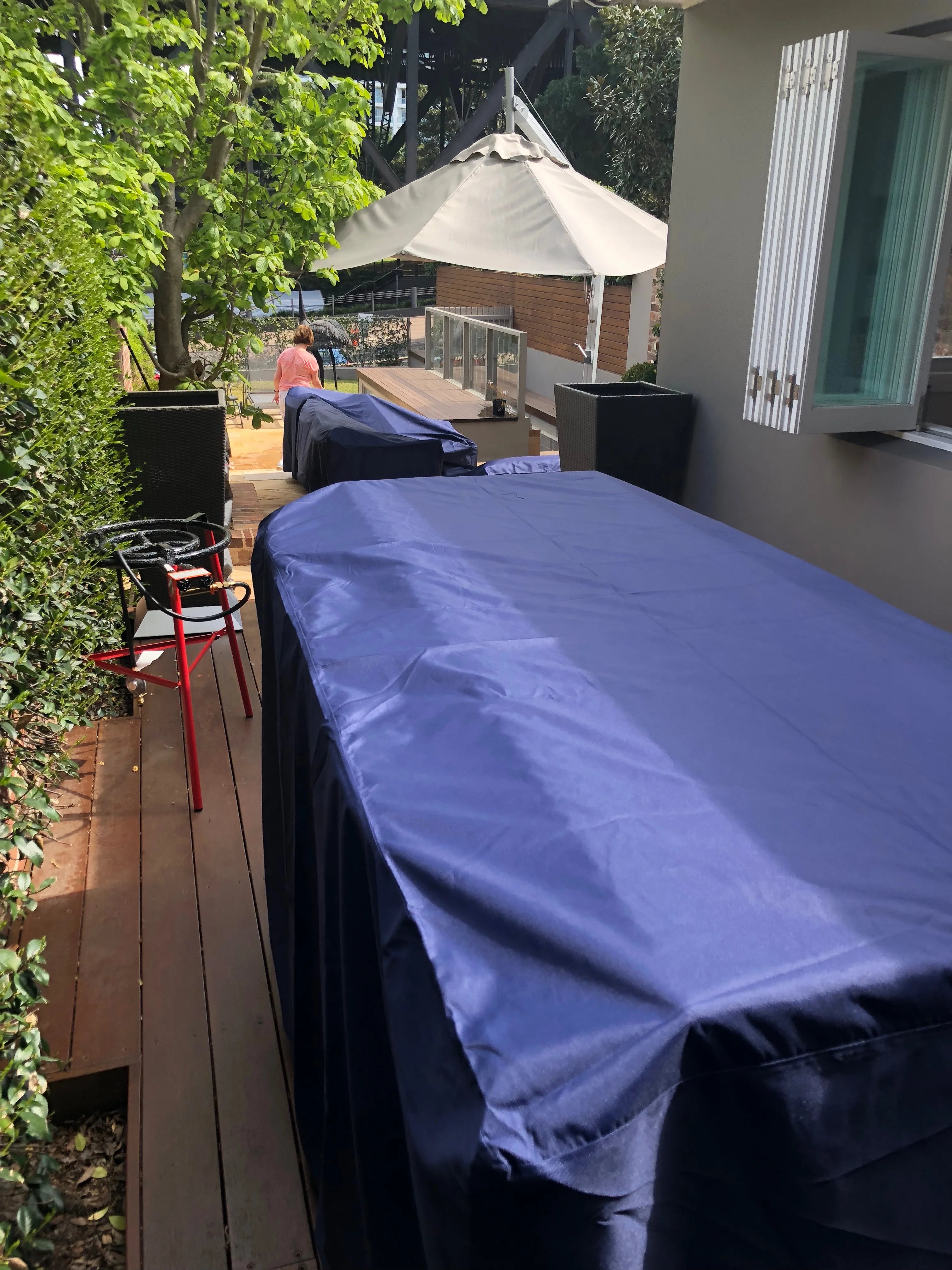 Custom Made Patio Furniture Covers,MOQ 1 Pc Logo Print Available,Durable Quality Material,All Weather Proof Outdoor Use