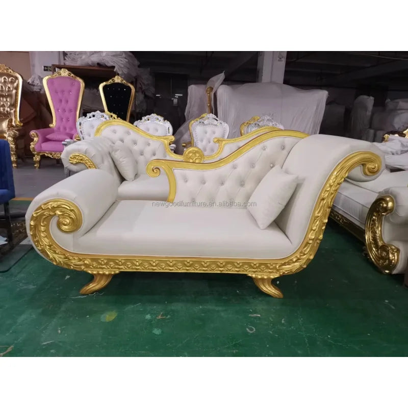 custom.Modern Luxury Tufted Wood Furniture Royal Chaise Outdoor Living Room Dining Hotel Apartment Available Sale
