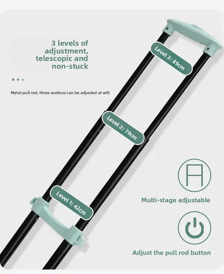 Exquisite Household small cart folding pull goods handling trailer shopping cart luggage trolley