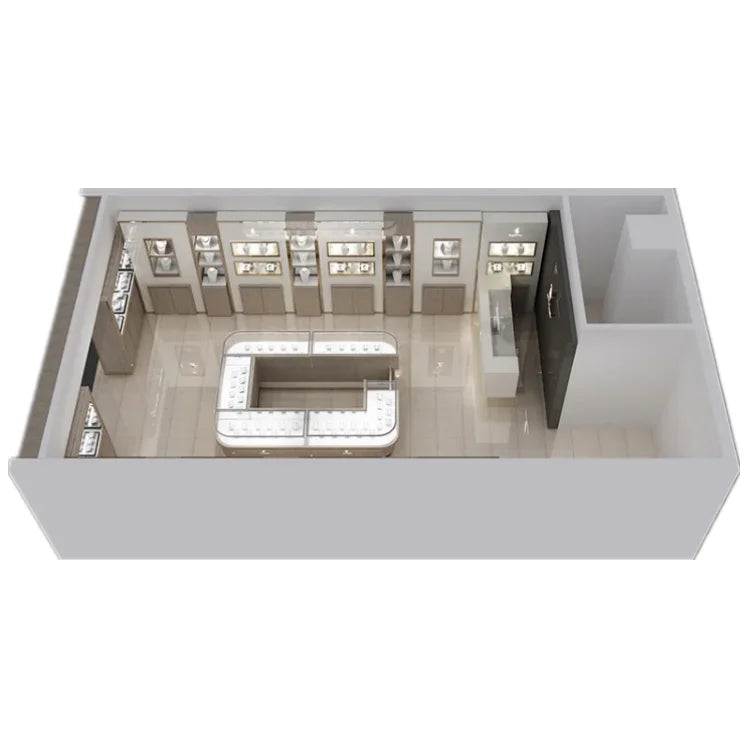 custom.Exquisite Jewelry Store Design Jewelry Shop Furniture Accessories Display Cabinets bar Counter Sale