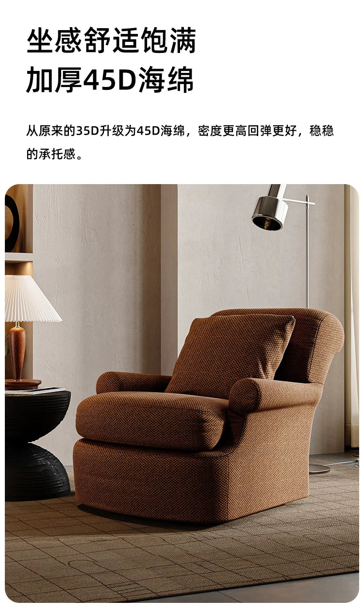 Antiques Designer Living Room Chairs Comfortable Soft Minimalist Lazy Chairs Lounge Relax Fauteuil Salon Interior Decorations