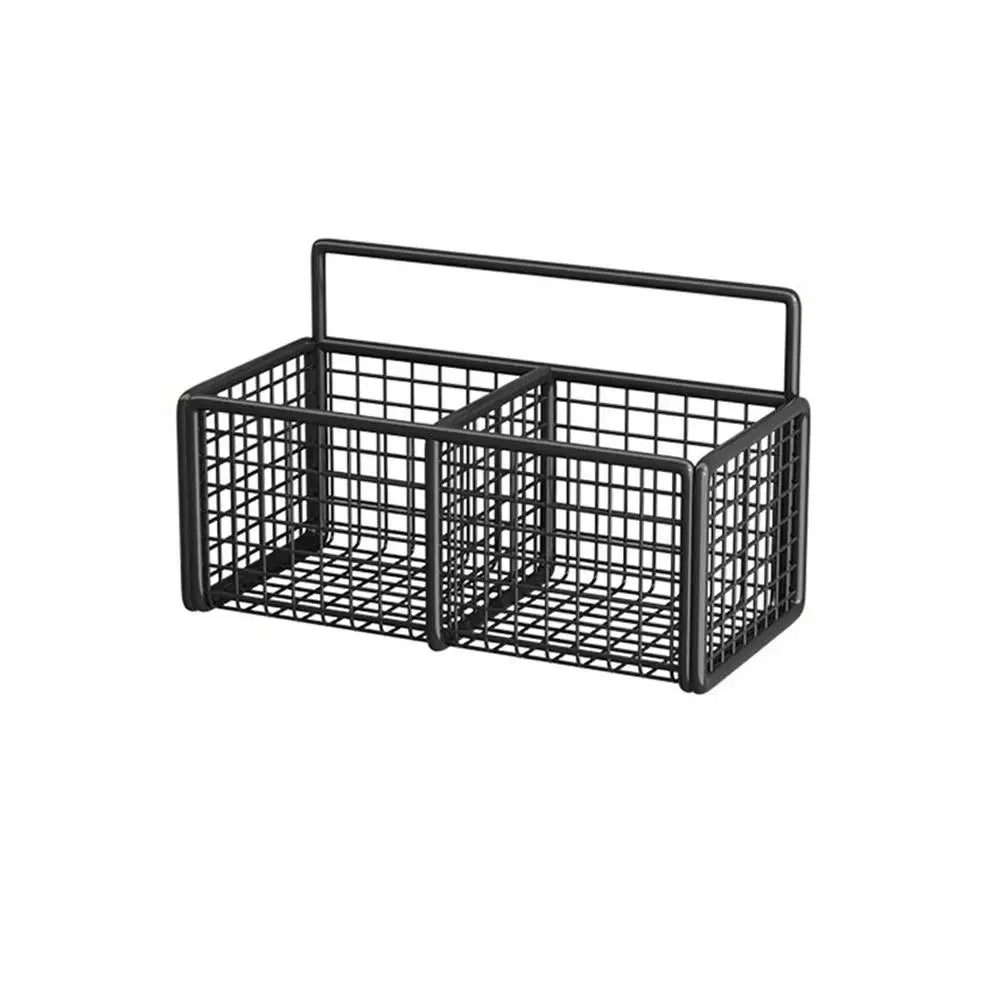 Kitchen Shelf Metal Storage Rack Wall-Mounted Multi-functional Bath Shampoo Organizer Home Goods Storage Shelves Organization