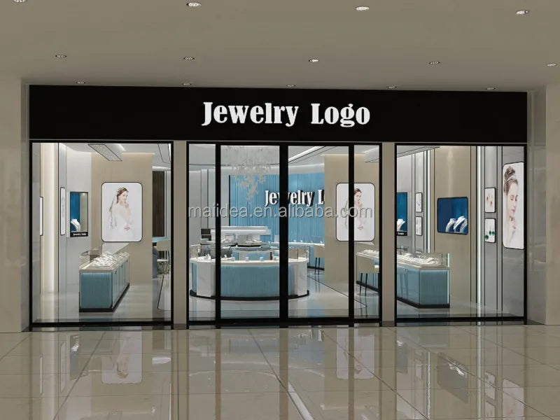 custom.Exquisite Jewelry Store Design Jewelry Shop Furniture Accessories Display Cabinets bar Counter Sale