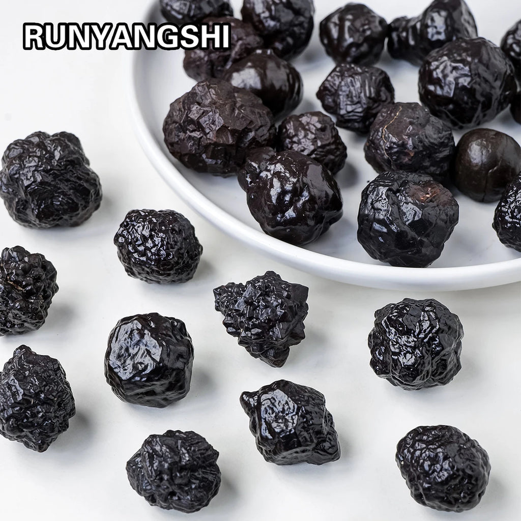 50g/bag Natural Crystal Rough Black Diamond Crystal Prophecy Rock Ore Specimens Seer Stones Home Goods