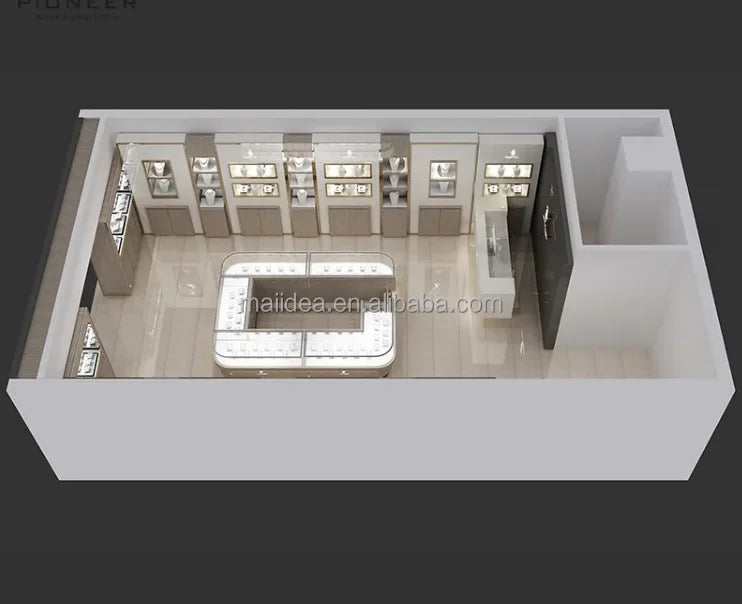 custom.Exquisite Jewelry Store Design Jewelry Shop Furniture Accessories Display Cabinets bar Counter Sale