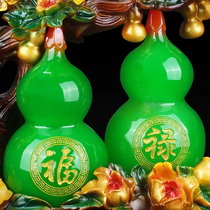 Gourd Ornament Table Decorations Home Bring Good Luck Fortune Living Room Feng Shui With Bring Wealth Gift