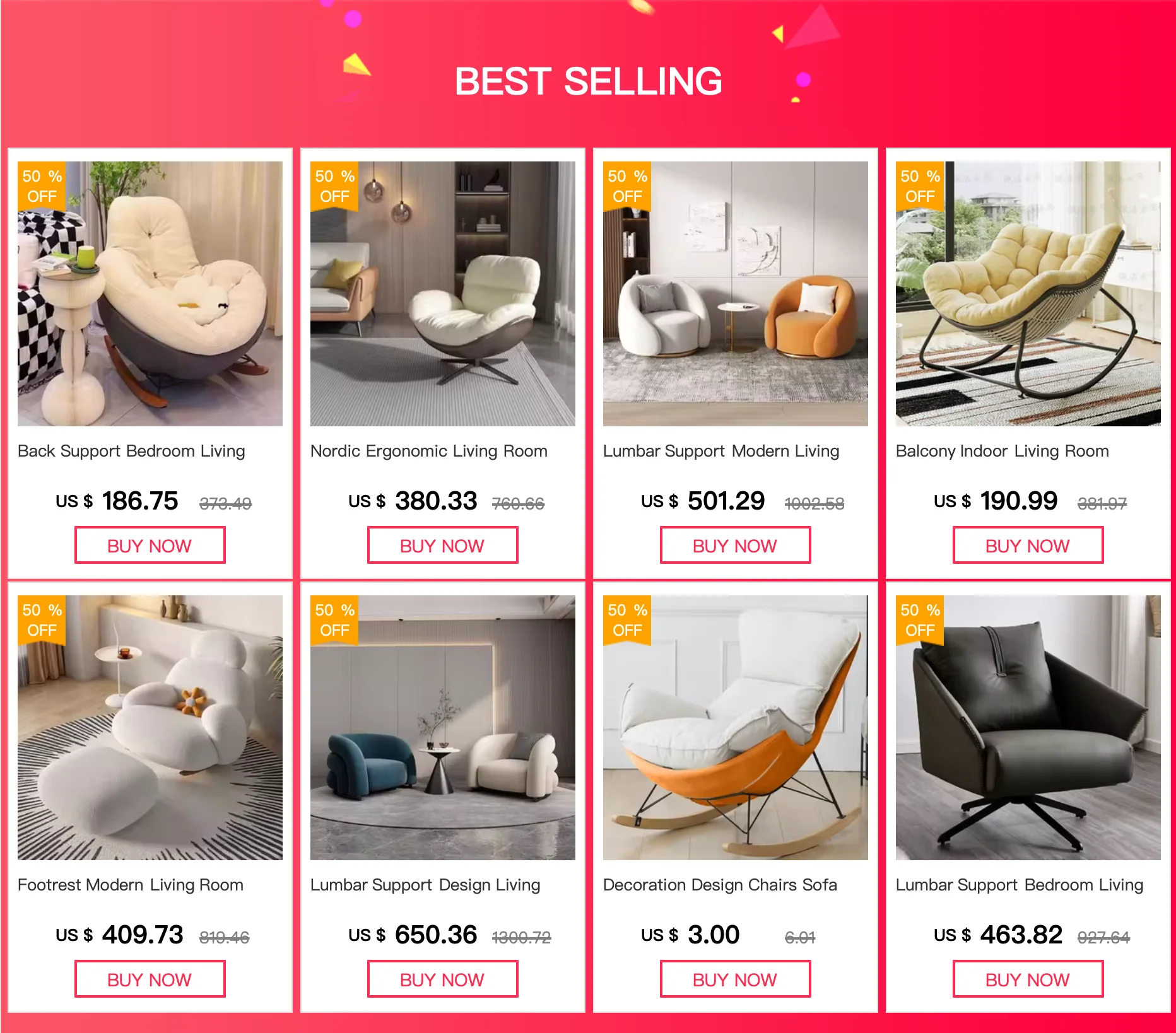 Antiques Designer Living Room Chairs Comfortable Soft Minimalist Lazy Chairs Lounge Relax Fauteuil Salon Interior Decorations