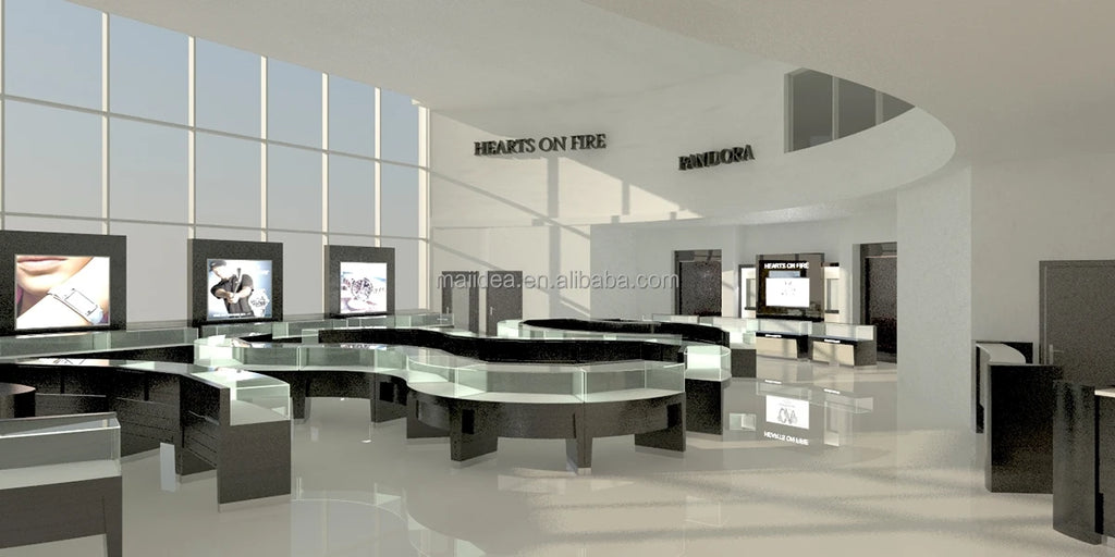 custom.Exquisite Jewelry Store Design Jewelry Shop Furniture Accessories Display Cabinets bar Counter Sale