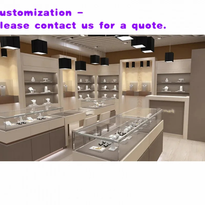 custom.Exquisite Jewelry Store Design Jewelry Shop Furniture Accessories Display Cabinets bar Counter Sale