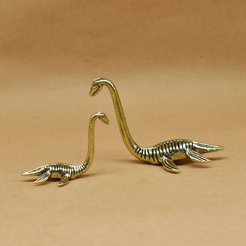 copper brass Creative Loch Ness Monster Metal Craftsman Decorative Ornaments Desktop Decoration Home Goods Miniature Models Gift