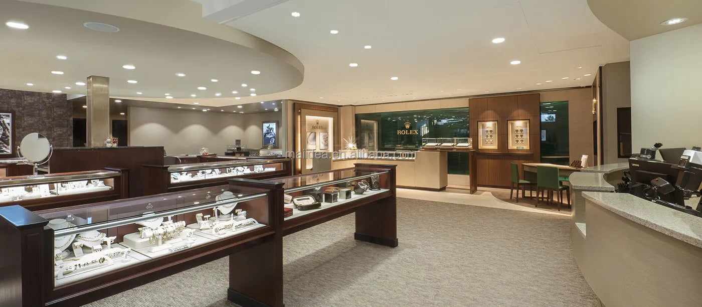 custom.Exquisite Jewelry Store Design Jewelry Shop Furniture Accessories Display Cabinets bar Counter Sale