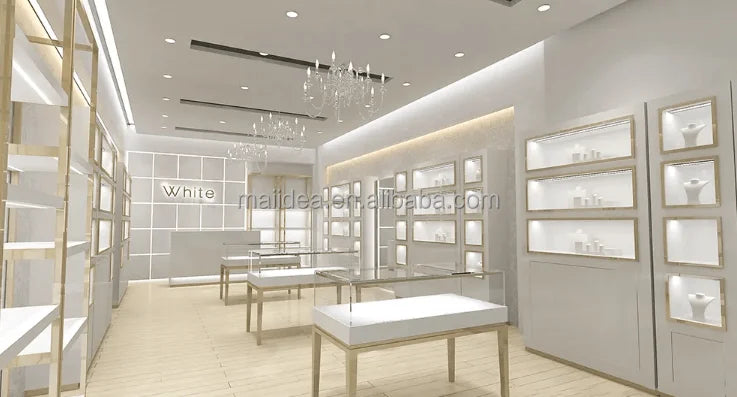 custom.Exquisite Jewelry Store Design Jewelry Shop Furniture Accessories Display Cabinets bar Counter Sale