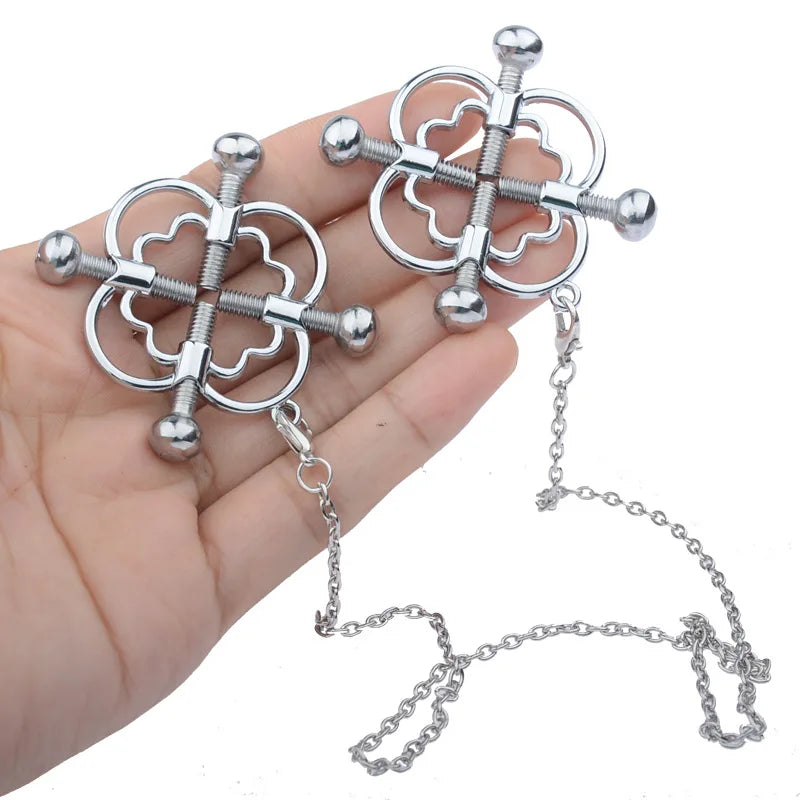 Stainless Steel Metal Clip Five Pointed Star Bell Clip Home Tool Men/women Clip Tool DIY Manual Home Goods