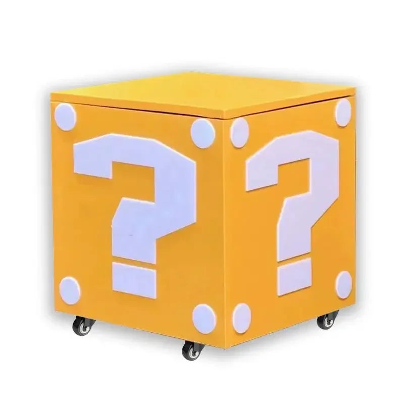Creative Question Mark Storage Box Coffee Table Small Table Children's Toys Snack Storage Box Storage Rack Bedside Table