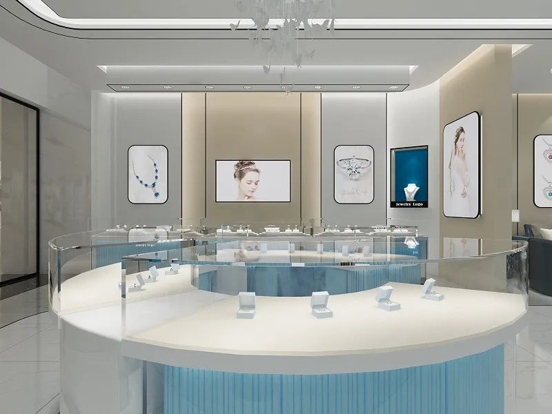custom.Exquisite Jewelry Store Design Jewelry Shop Furniture Accessories Display Cabinets bar Counter Sale
