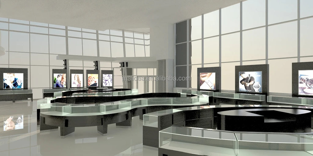 custom.Exquisite Jewelry Store Design Jewelry Shop Furniture Accessories Display Cabinets bar Counter Sale