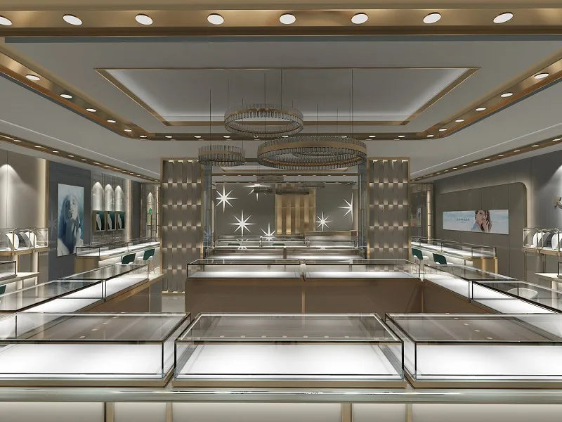 custom.Exquisite Jewelry Store Design Jewelry Shop Furniture Accessories Display Cabinets bar Counter Sale
