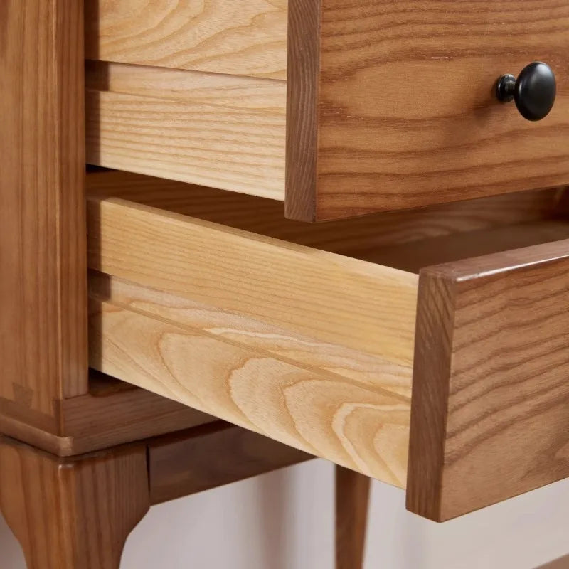 Wooden Bedside Tables Multifunction Nightstands Modern Storage Bedroom Nightstand Aesthetic Luxury Night Table with Drawers