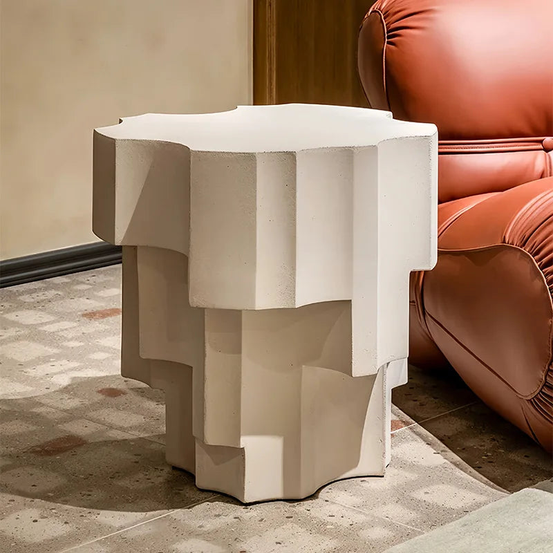 Designer creative fiberglass edge sofa living room corner art outdoor special-shaped model room irregular