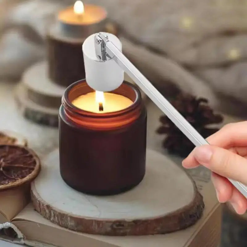 Candle Sleeve Candle Extinguisher Candle Cover Candle Wick Cover Candle Tool Straight Cylinder Cover Home Goods Candle Mold