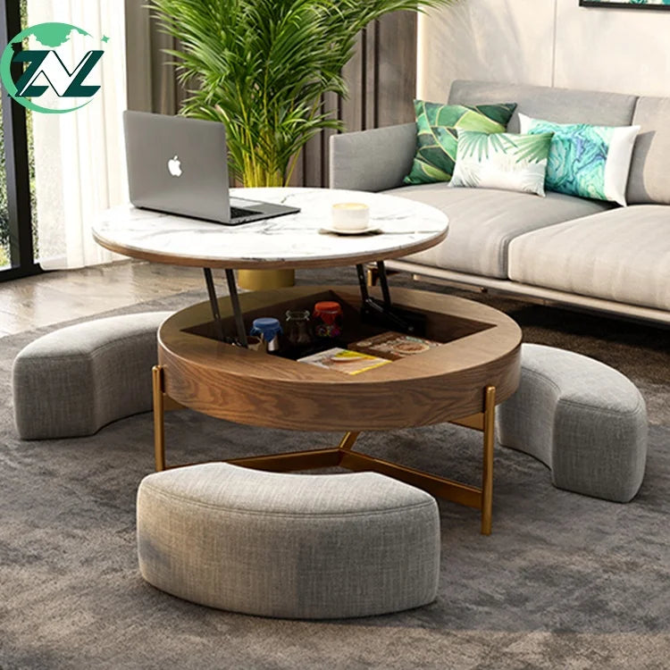 Modern Extendable Dining Table, Multi-functional Folding Wood Color ,Customizable Home Furniture ,Kitchen Table