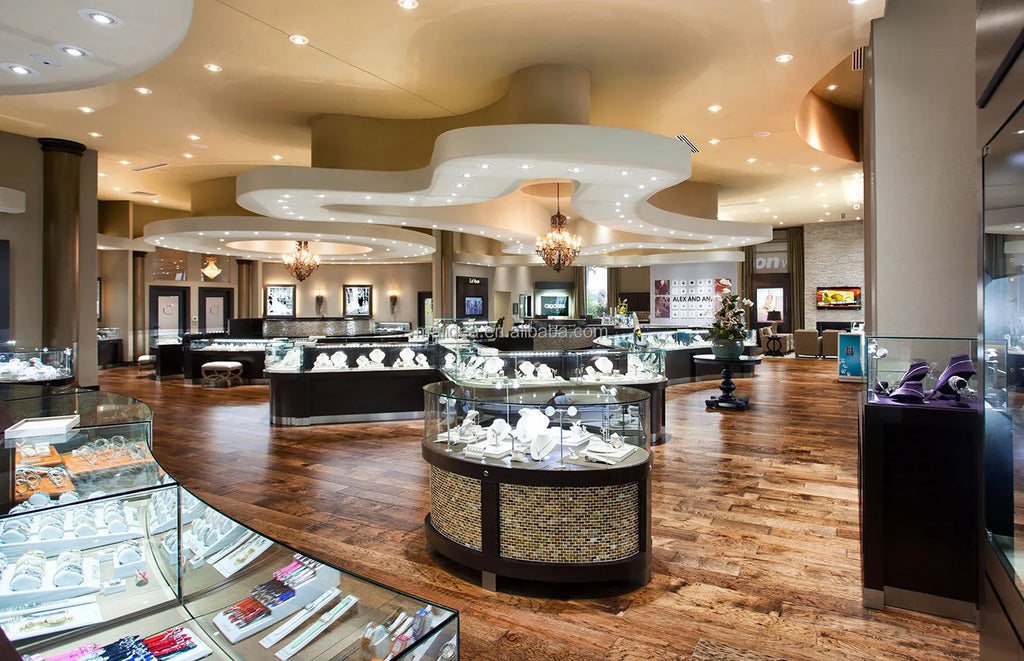 custom.Exquisite Jewelry Store Design Jewelry Shop Furniture Accessories Display Cabinets bar Counter Sale
