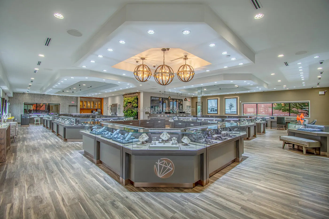 custom.Exquisite Jewelry Store Design Jewelry Shop Furniture Accessories Display Cabinets bar Counter Sale