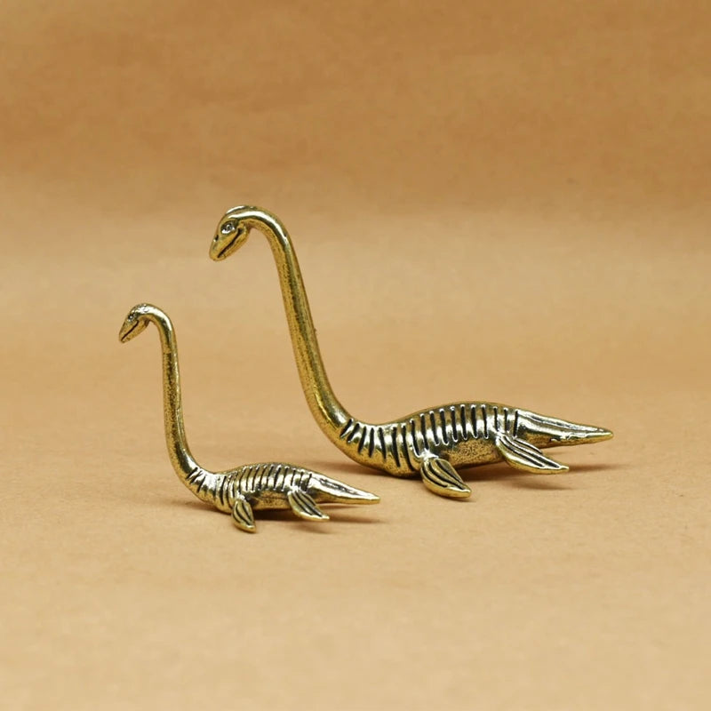 copper brass Creative Loch Ness Monster Metal Craftsman Decorative Ornaments Desktop Decoration Home Goods Miniature Models Gift