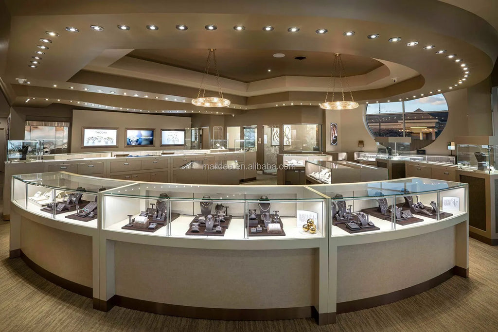 custom.Exquisite Jewelry Store Design Jewelry Shop Furniture Accessories Display Cabinets bar Counter Sale