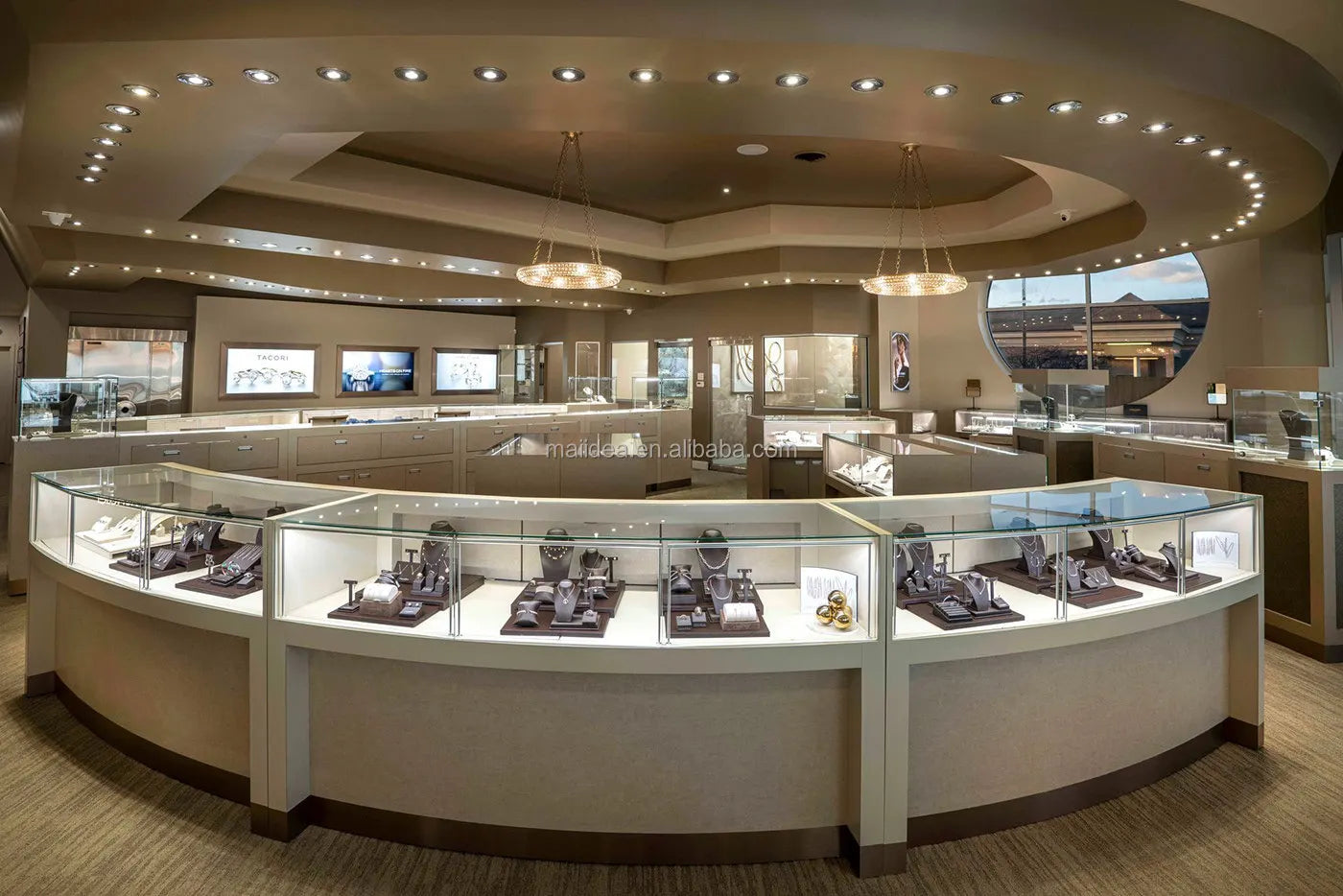 custom.Exquisite Jewelry Store Design Jewelry Shop Furniture Accessories Display Cabinets bar Counter Sale