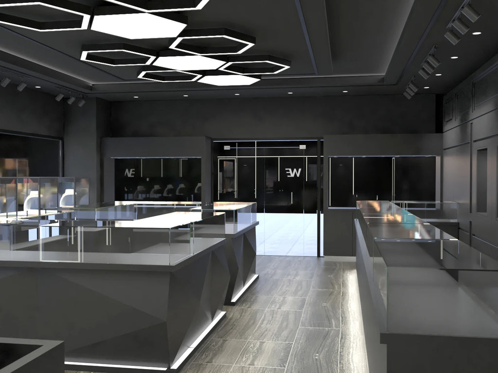custom.Exquisite Jewelry Store Design Jewelry Shop Furniture Accessories Display Cabinets bar Counter Sale