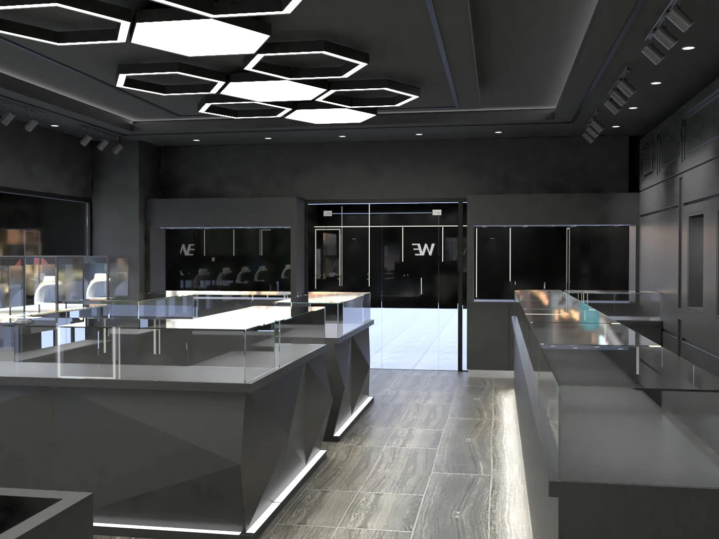 custom.Exquisite Jewelry Store Design Jewelry Shop Furniture Accessories Display Cabinets bar Counter Sale