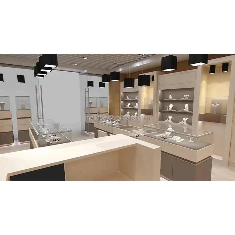 custom.Exquisite Jewelry Store Design Jewelry Shop Furniture Accessories Display Cabinets bar Counter Sale