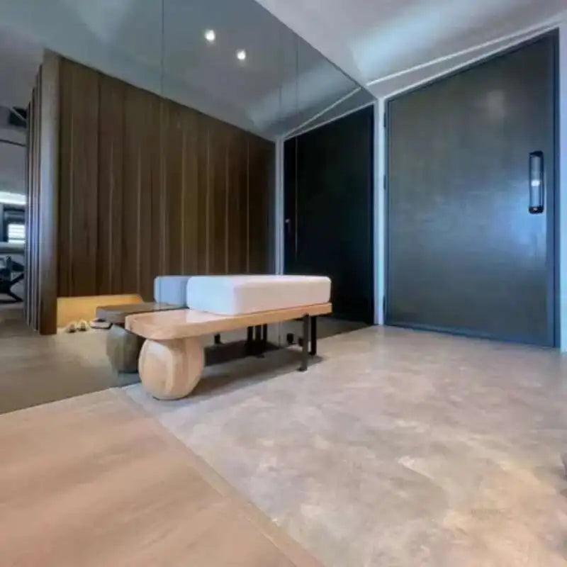 Modern Creative Ottomans Solid Wood Bench Living Room Furniture Home Door Shoe Change Stool Entrance Bedroom Bedside Pouf Stools
