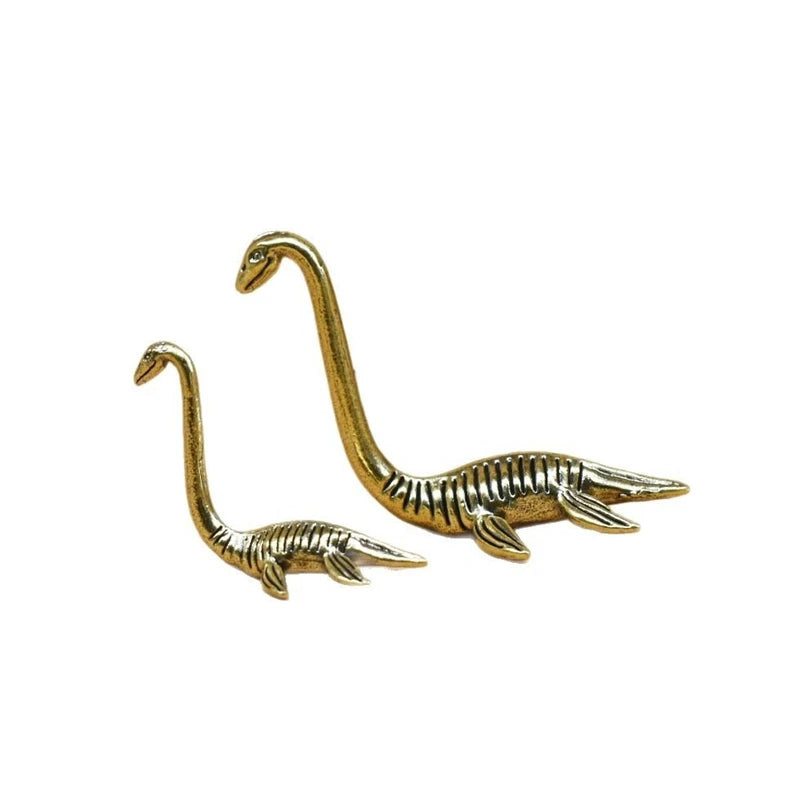 copper brass Creative Loch Ness Monster Metal Craftsman Decorative Ornaments Desktop Decoration Home Goods Miniature Models Gift