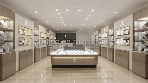 custom.Exquisite Jewelry Store Design Jewelry Shop Furniture Accessories Display Cabinets bar Counter Sale