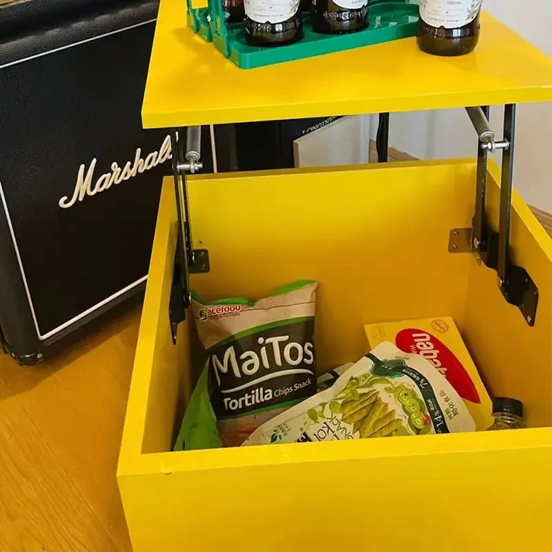 Creative Question Mark Storage Box Coffee Table Small Table Children's Toys Snack Storage Box Storage Rack Bedside Table