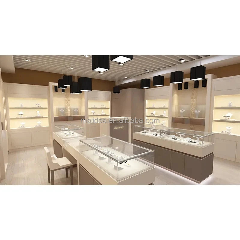 custom.Exquisite Jewelry Store Design Jewelry Shop Furniture Accessories Display Cabinets bar Counter Sale