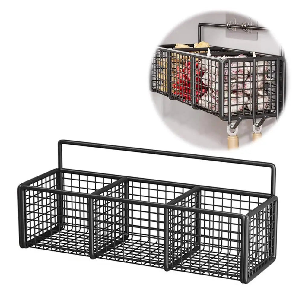 Kitchen Shelf Metal Storage Rack Wall-Mounted Multi-functional Bath Shampoo Organizer Home Goods Storage Shelves Organization