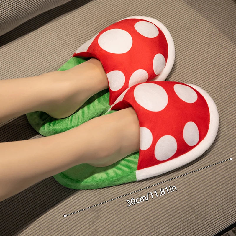 A Pair of Quirky and Fun Warm Home Slippers with Storage Box, a Fun Wearable Gift