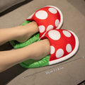 A Pair of Quirky and Fun Warm Home Slippers with Storage Box, a Fun Wearable Gift